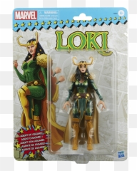 Marvel Legends Action Figure Retro Loki - Agent Of Asgard png