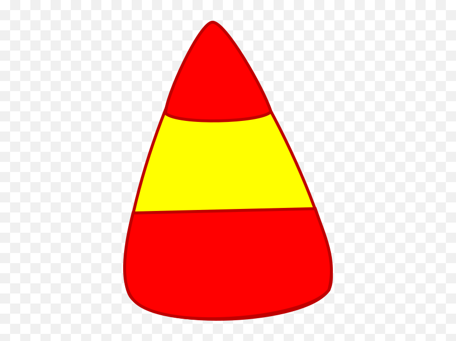 Redyellowred Candy Corn Clip Art - Vector Clip Vertical Png,Candy Corn Icon
