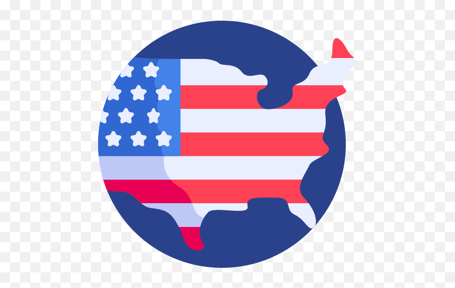Usa - Free Maps And Flags Icons United States Png,American Flag Circle Icon