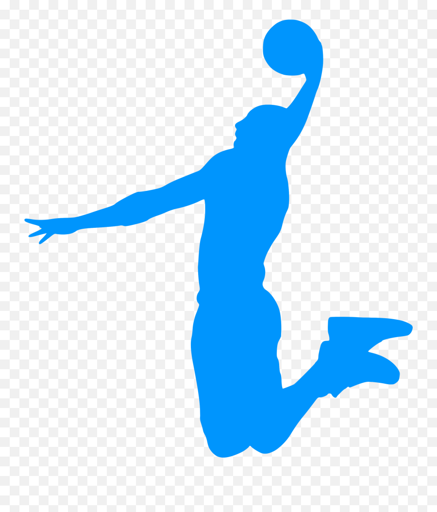 Free Icons Png Design Of Silhouette - Basketball Players Clipart Blue,Basketball Player Silhouette Png