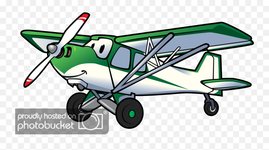 Clip Art Cartoon Airplane With - Cartoon Airplane Green Background Png,Cartoon Airplane Png