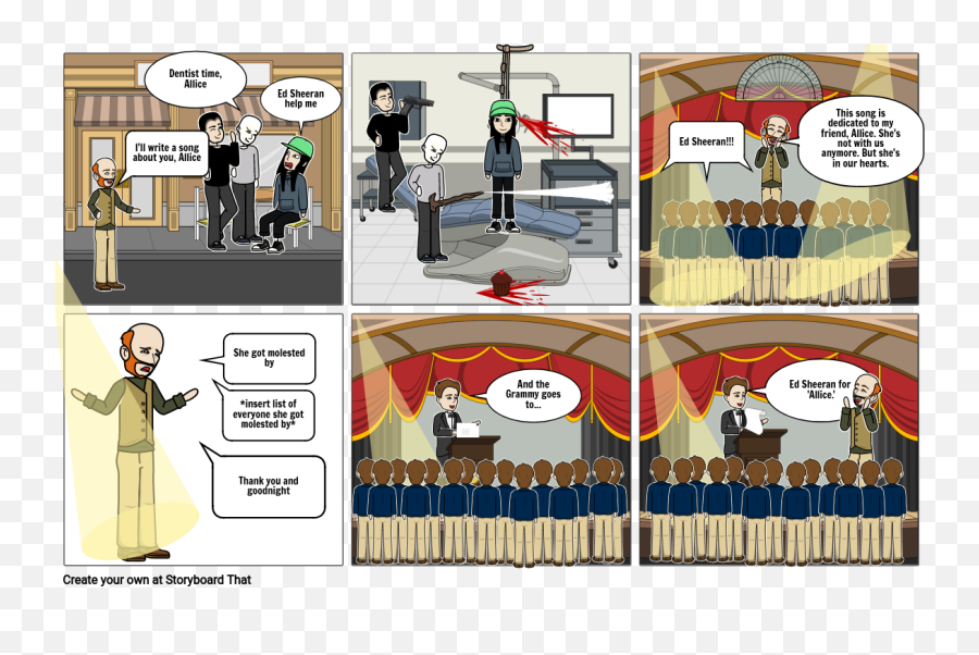 I Dont Know Storyboard By Cacf29ca - Cartoon Png,Ed Sheeran Png