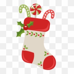 Pin - Cute Christmas Stocking Clipart Png,Christmas Stockings Png