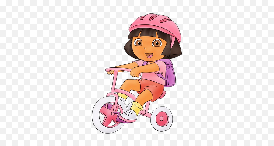 Dora The Explorer - Clip Art On Line Dora The Explorer Dora The Explorer Wearing Helmet Png,Dora The Explorer Png