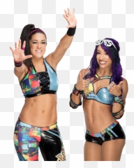 Sasha Banks And Bayley Hug - Png Wwe Sasha Banks,Bayley Png