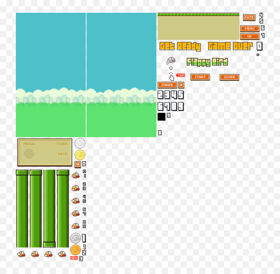 Mods - Flappy Bird Sprites Png,Flappy Bird Png