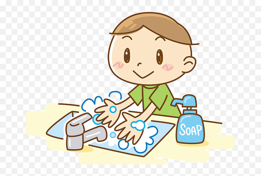 Wash Hands Clip Art - Wash Hands With Soap Clipart Png,Png Clip Art
