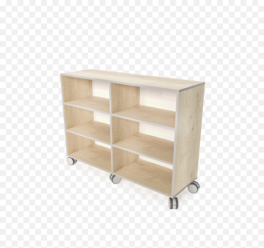 Kio Straight Mobile Bookcase - Mien Company Shelf Png,Bookcase Png