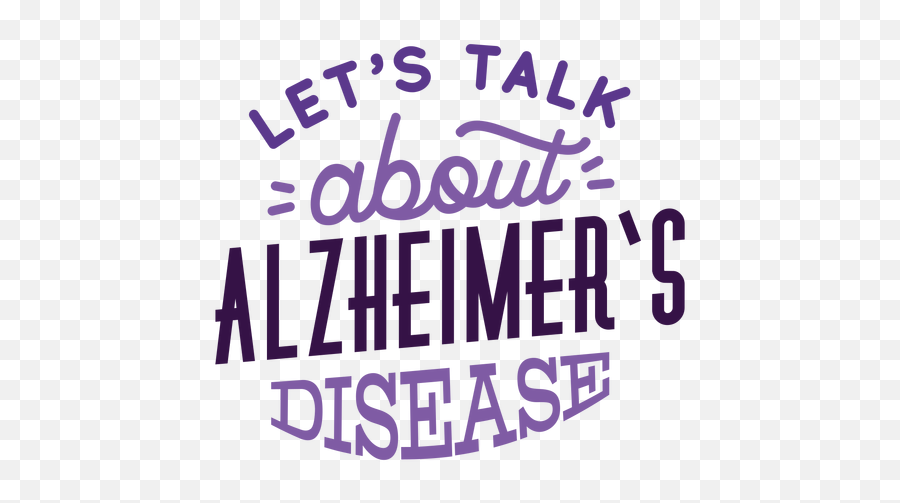 Letu0027s Talk About Alzheimeru0027s Disease Badge Sticker - Talk About Png,Talk Png
