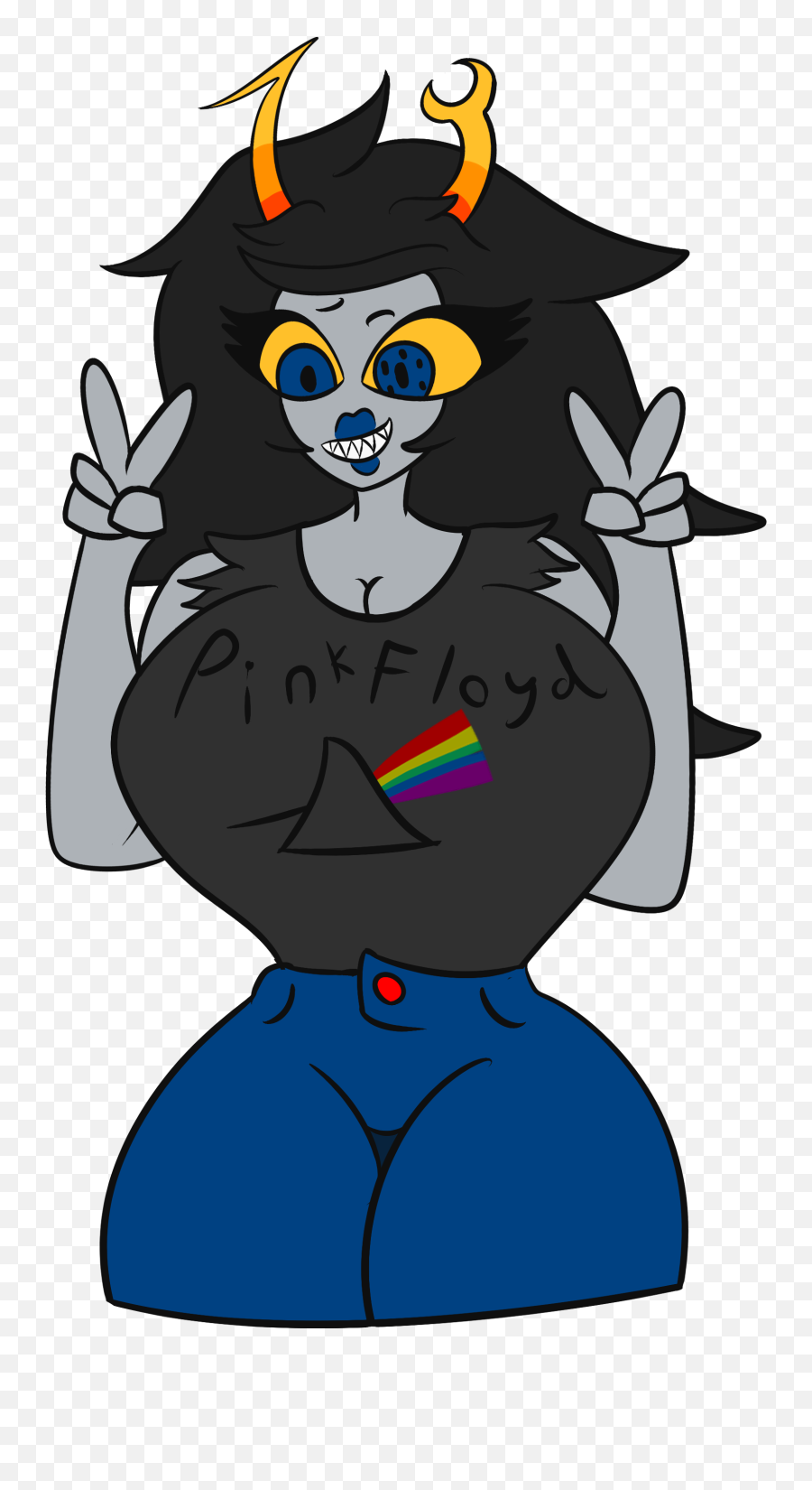 Vriska - Cartoon Png,Vriska Transparent