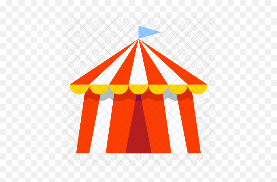 Circus Tent Icon Of Flat Style - Circus Png Icons,Circus Tent Png