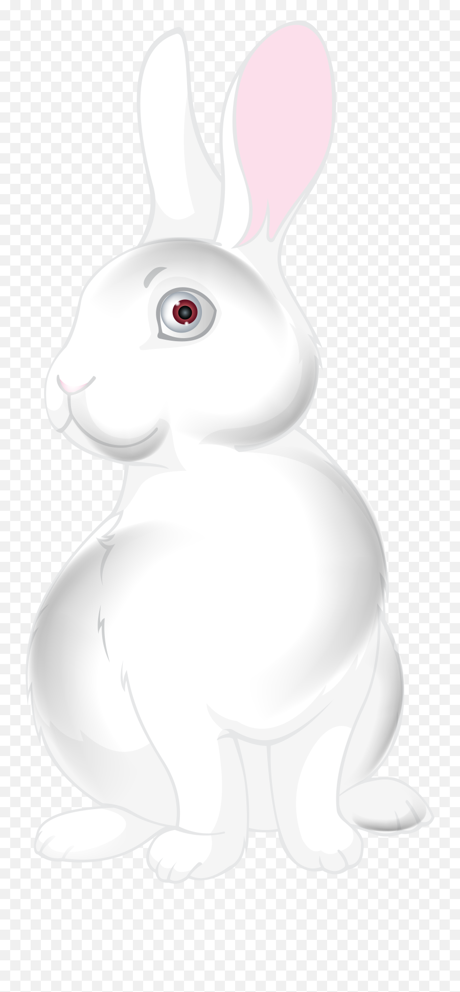 White Bunny Cartoon Png Clip Art Image - Cartoon,White Bunny Png