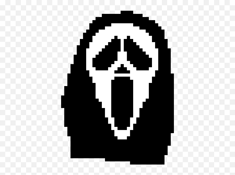 Download Ghost Face - Peace Sign Pixel Art Png,Ghost Face Png
