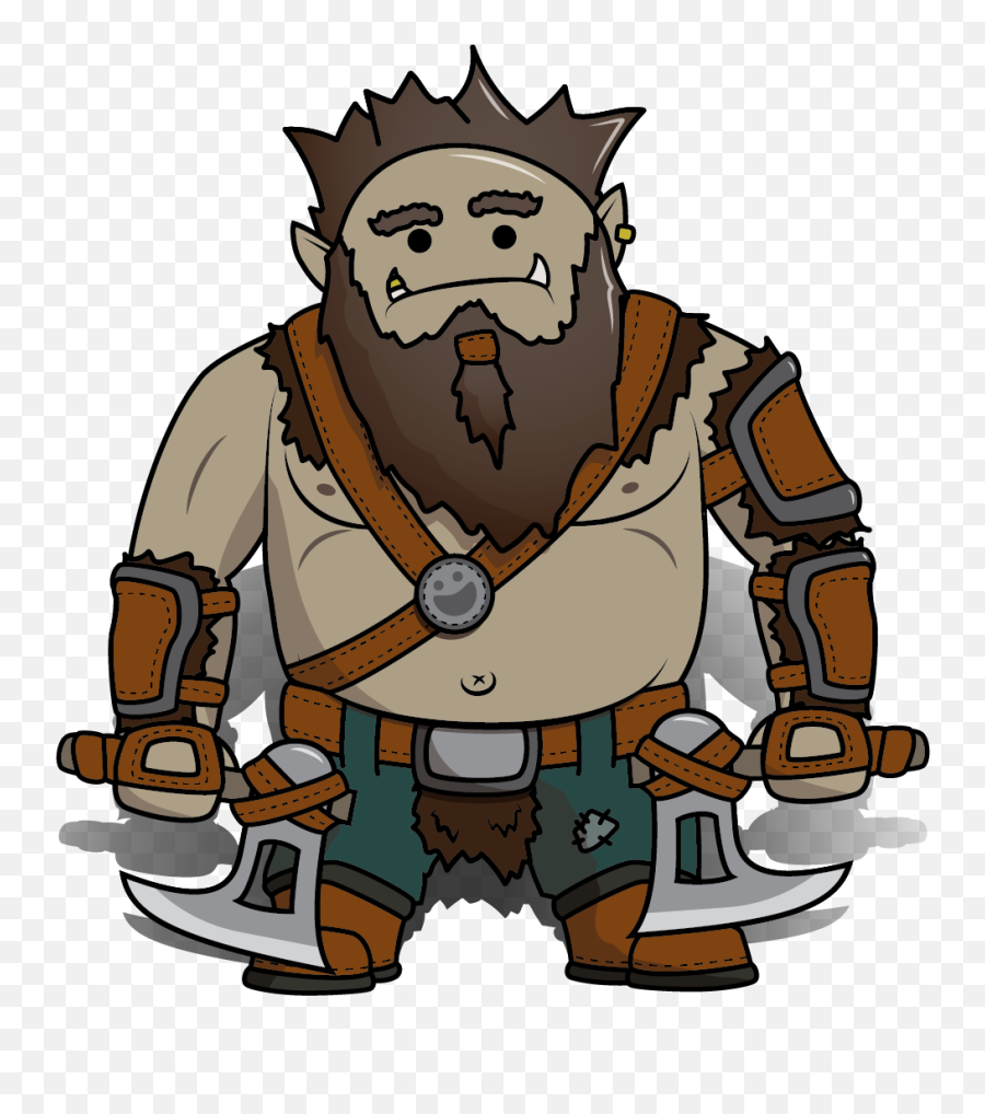 Oc - Half Orc Barbarian Shrek Png,Orc Png