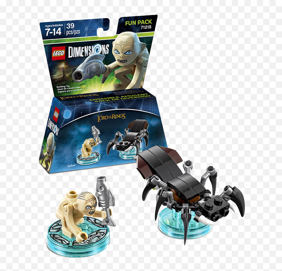 Download Hd Lego Dimen Fun Gollum - Lego Dimensions Lord Of The Rings Png,Gollum Png