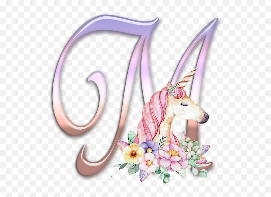 Buchstabe - Letter M Unicorn Wallpaper S Love Images Happy Birthday ...