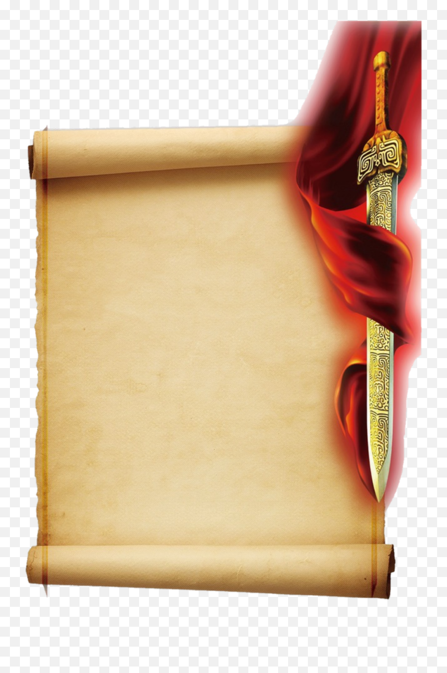 Download Scroll Oldschroll Paper Oldpaper Sword - Scroll Png,Old Scroll Png