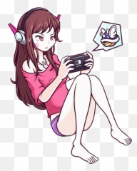 Ahegao Portable Battery Charger For - Phone Case Ahegao Png,Ahegao Face Transparent