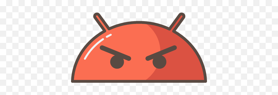Angry Emoji Mobile Mood Robot Upset Icon - Androids Moods Png,Angry Emoji Transparent
