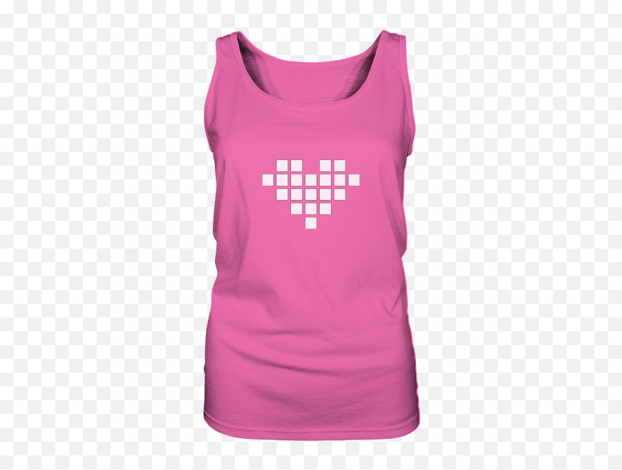 8 - Bit Heart Ladies Tanktop Bin Eine September Frau Png,8 Bit Heart Png