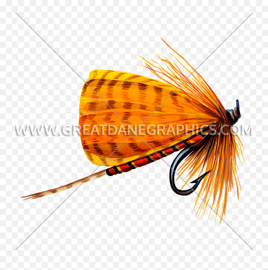 Fly Fishing Lure Production Ready Artwork For T - Shirt Printing Argynnis Png,Fishing Lure Png