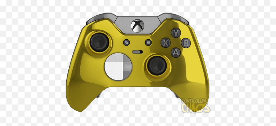Xbox One Elite Chrome Gold - Xbox One Controller Elite Custom Blue Png,Xbox Controller Png