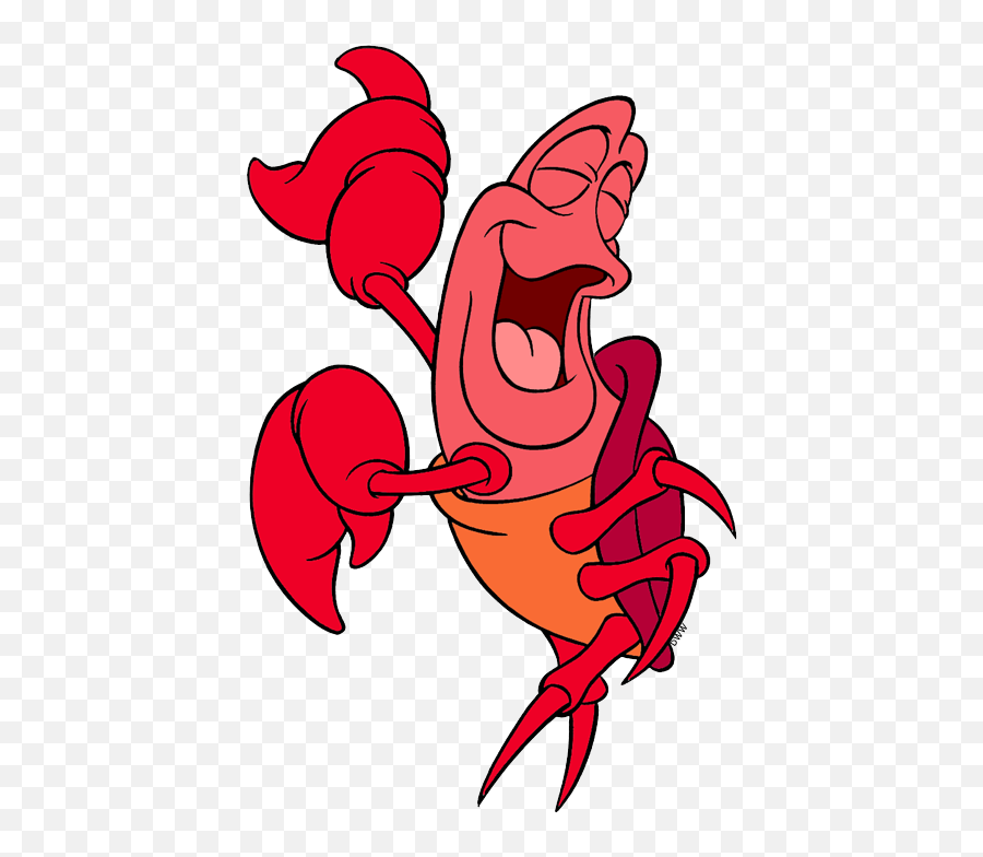 Sebastian The Crab Clip Art Disney Galore - Cangrejo Sebastian Png,Crab Clipart Png