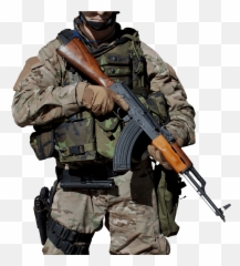 Special Forces Ak - Soldier With Ak 47 Transparent Cartoon Special Forces Ak 47 Png,Ak 47 Png
