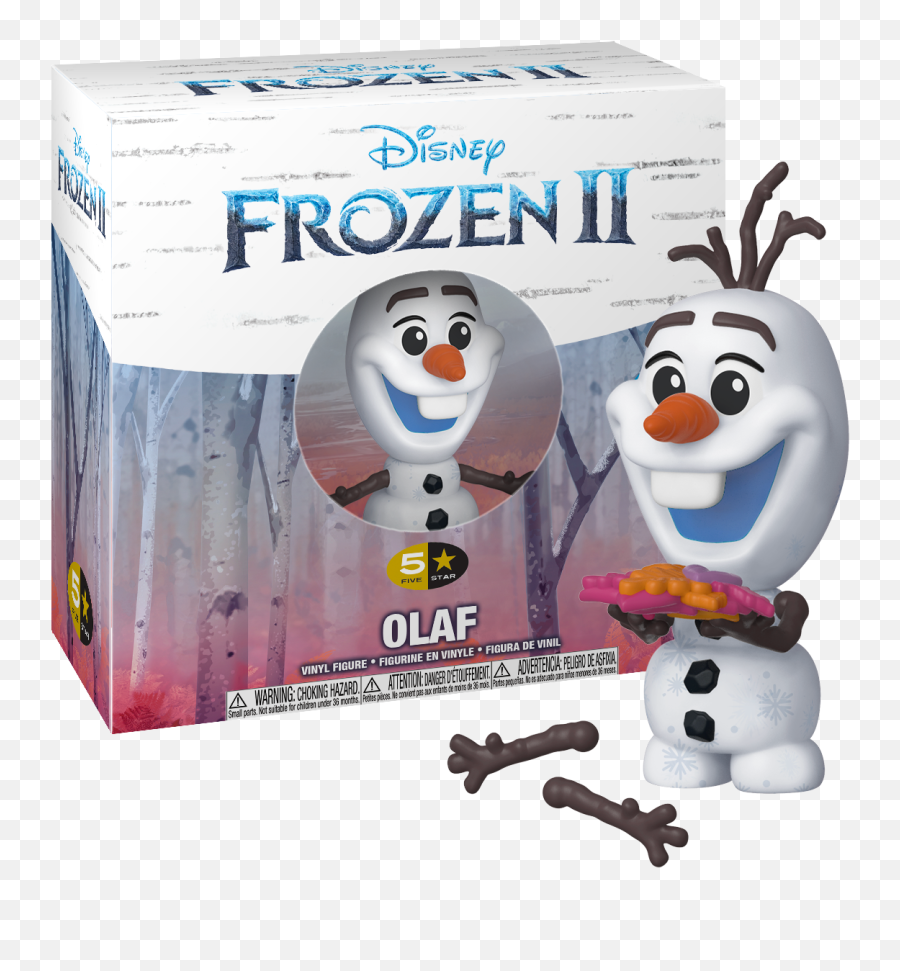 Disney - Frozen Ii Olaf U2013 5star Vinyl Figure Funko 5 Star Frozen 2 Olaf Png,Olaf Transparent