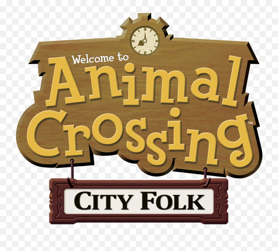 Animal Crossing City Folk - Nookipedia The Animal Crossing Animal Crossing City Folk Logo Png,Wii Sports Logo