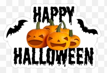 Download Happy Halloween - Clipart Black And png