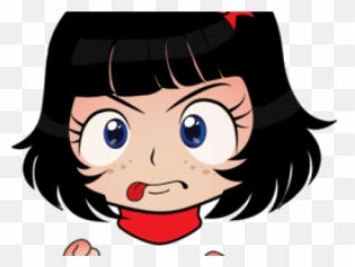 Download Thumbs Clipart - Manga Emoticon Full Size Girl png