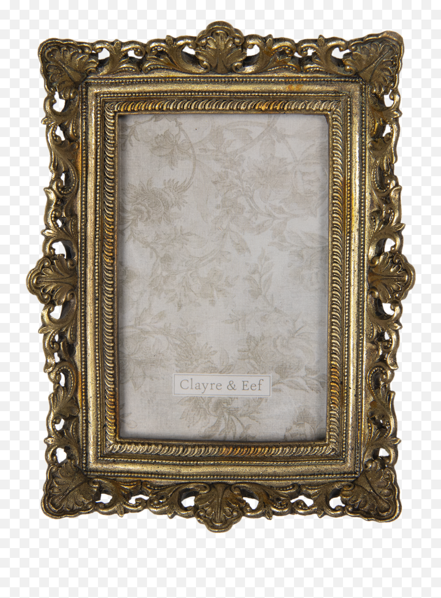 Details About Vintage Baroque Style Antique Gold Ornate Photo Picture Frame 4x6 Freestanding - Picture Frame Png,Vintage Gold Frame Png