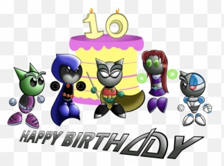 Happy 10th Birthday Transparent Background Png Arts - Animated