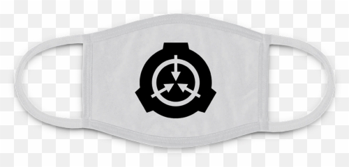 Scp Foundation Face Mask - Filled Logo 2Pack Shirt Solid png
