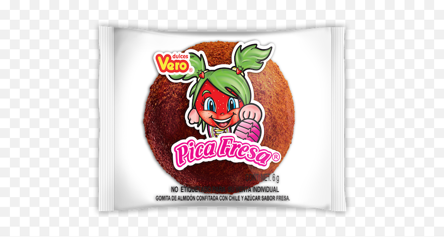 Download Dulces Vero Pica Fresa Strawberry Chili Gummies - Pica Fresa Png,Fresa Png