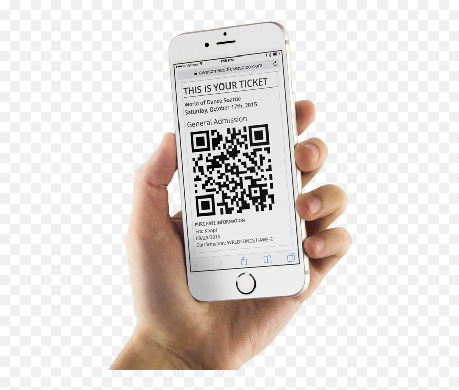 Mobile Ticketing System By Ticketspice - Digital Ticket System Png,Ticket Barcode Png