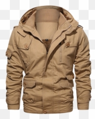 Purchase Khaki Winter Coat Up To Off - Long Sleeve png