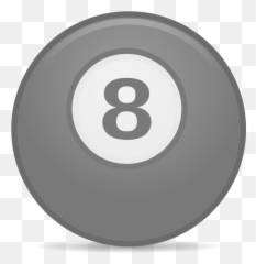 Symbol Billiard Ball Eight Png - Solid,8 Ball Icon