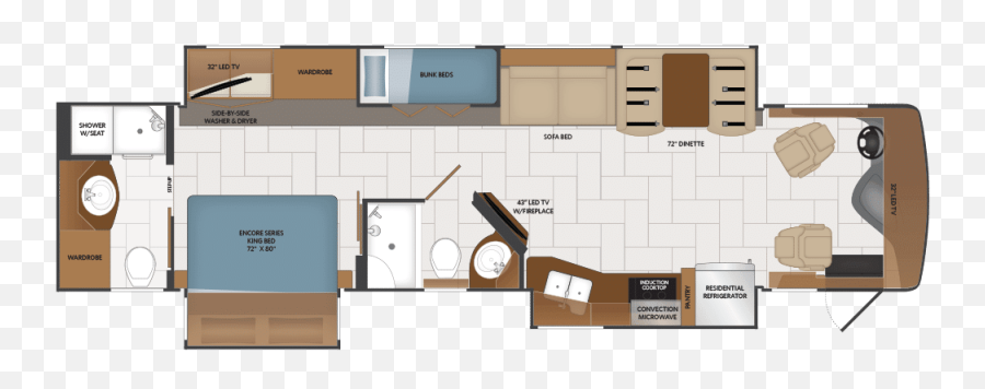 Fleetwood Discovery 38n Motorhome For - Vertical Png,Fleetwood Icon 24d