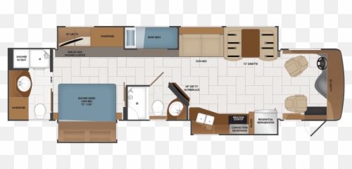 Fleetwood Discovery 38n Motorhome For - Vertical png