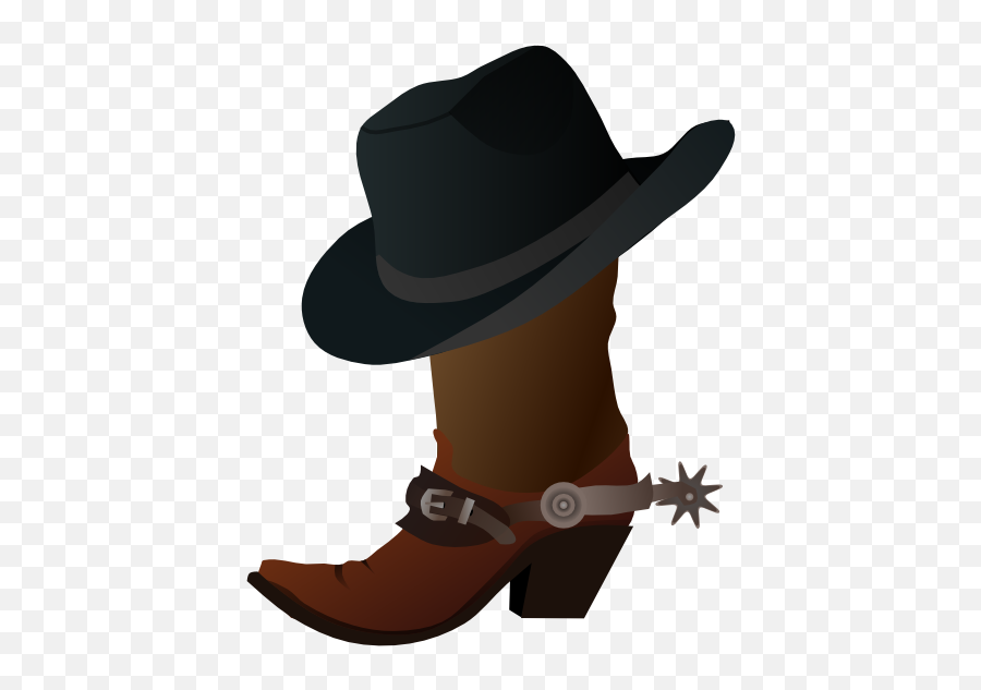 Western Clip Art - Bota Cowboy Png,Cow Icon Cliart