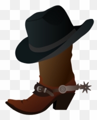 Western Clip Art - Bota Cowboy Png