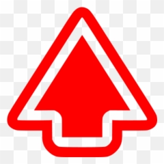 Red Arrow Up Icon - Dot png