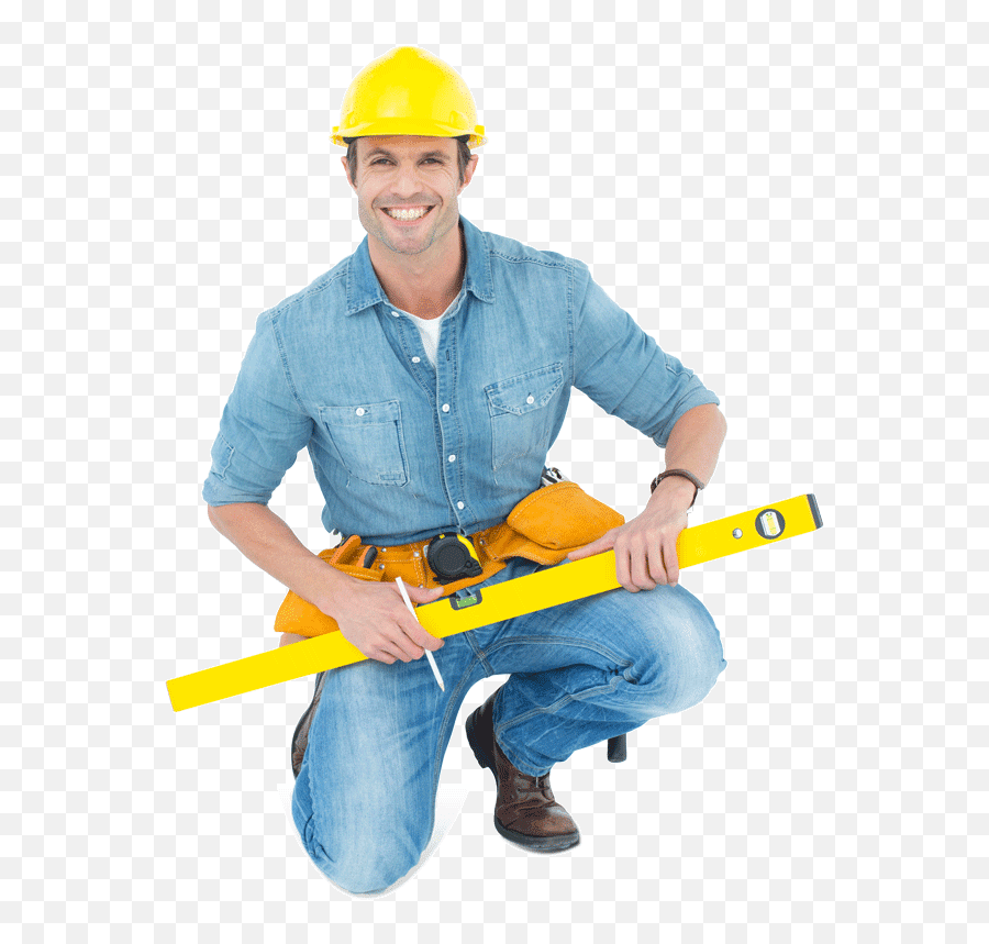 Worker U2013 Sj Hauck Construction - Template For Construction Png,Construction Worker Png