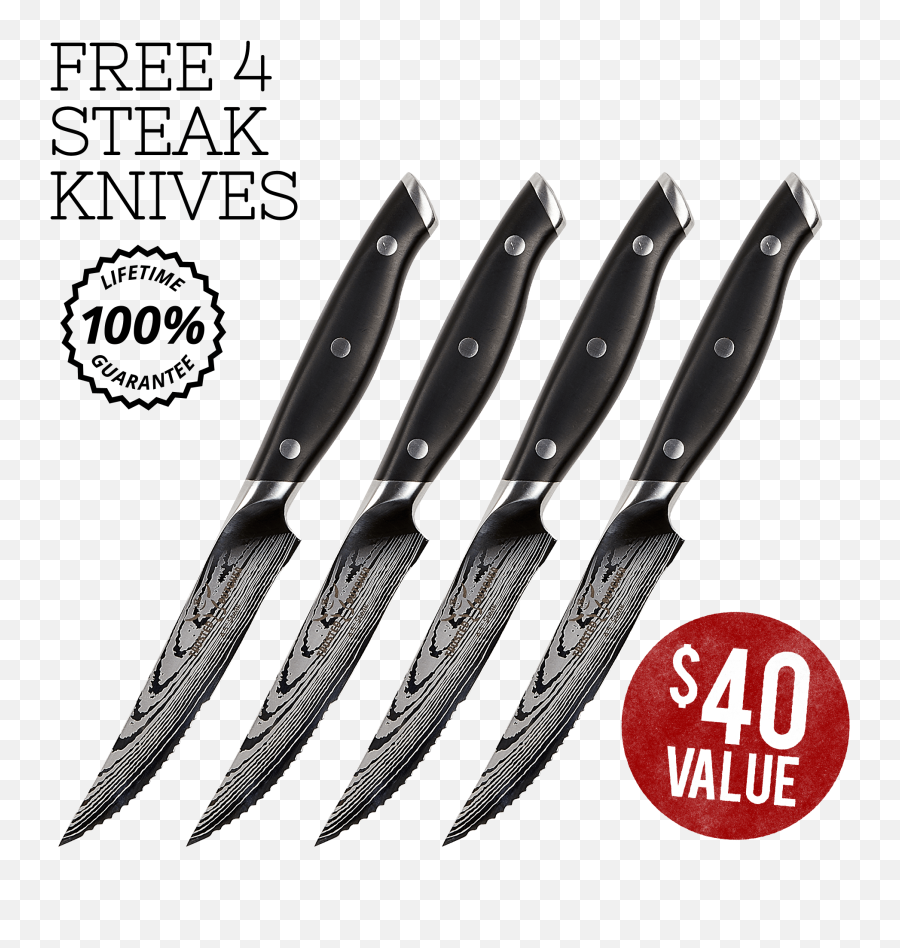 Trusted Butcher As Seen - Trusted Butcher Knives Png,Steak Knife Png