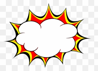 Comic Star Burst Clip Art Png Files - Comic Book Explosion Png,Burst Png