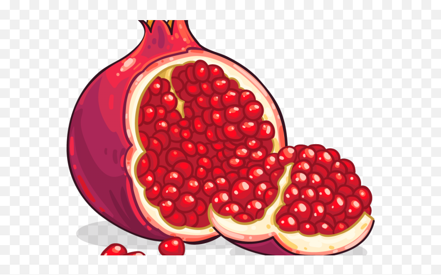 Pomegranate Clipart High Resolution - Transparent Background Pomegranate Clipart Png,Pomegranate Transparent