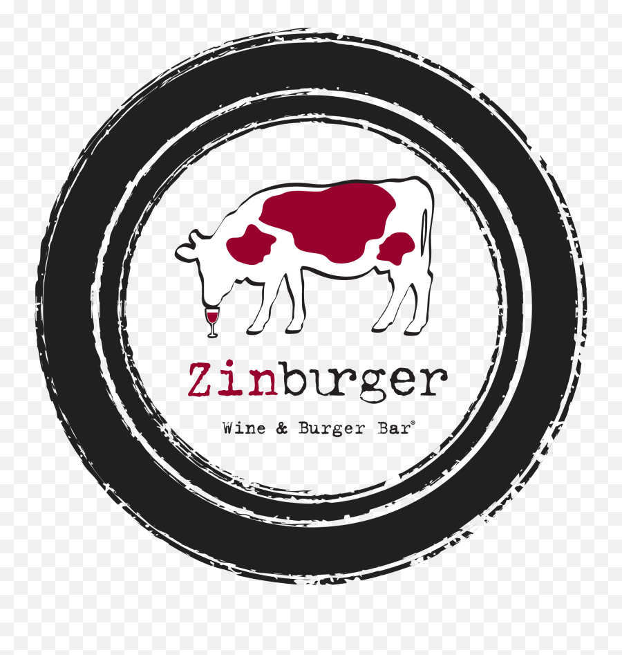 Zinburger U2013 Wine U0026 Burger Bar - Zinburger Gift Card Png,Cow Logo
