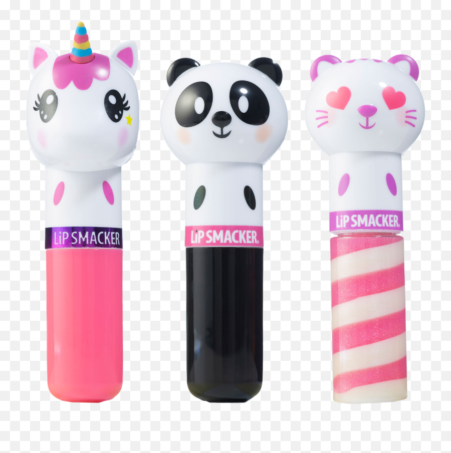 Lippy Pals 3 Pack Lip Kit - Unicorn Panda Kitten Lip Smacker Lip Smackers Animal Png,Pink Panda Icon